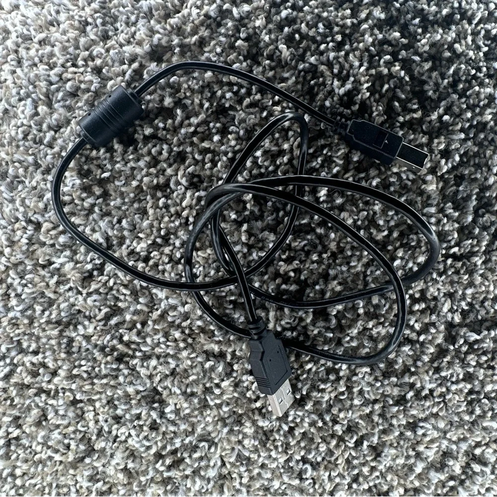 Black USB Cable